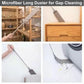 FLOORINGTON 6PCS Feather Duster Set 250cm extendable telescopic pole Includes bendable,washable crevice brush perfect for removing dust cobwebs from high ceilings, fans,lights, blinds, cars, furniture - Floorington