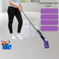 FLOORINGTON Spray Mop for Floor Cleaning Wet & Dry Microfiber Mop with 550ML Refillable Bottle, 4 Washable Pads, 4 Microfibre Cloth and 1 Scraper Perfect for Home, Kitchen, Hardwood, Tile Floors PS08 - Floorington