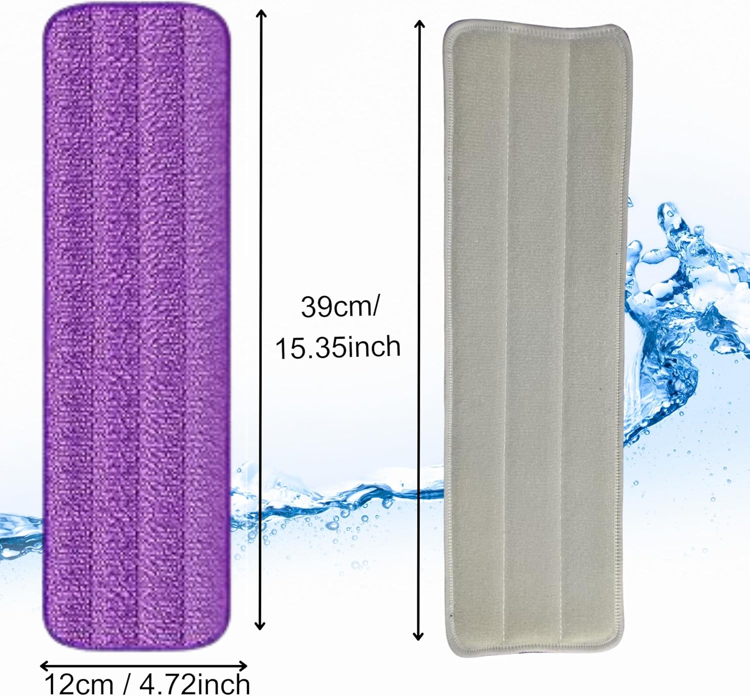 FLOORINGTON Spray Mop for Floor Cleaning Wet & Dry Microfiber Mop with 550ML Refillable Bottle, 4 Washable Pads, 4 Microfibre Cloth and 1 Scraper Perfect for Home, Kitchen, Hardwood, Tile Floors PS08 - Floorington