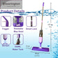 FLOORINGTON Spray Mop for Floor Cleaning Wet & Dry Microfiber Mop with 550ML Refillable Bottle, 4 Washable Pads, 4 Microfibre Cloth and 1 Scraper Perfect for Home, Kitchen, Hardwood, Tile Floors PS08 - Floorington