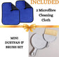 FLOORINGTON Floor Mop and Bucket Set Easy Flash Speed Mop with Squeeze Bucket Flat Mop for Floor Cleaning Includes 4 Washable Microfiber Pads, 2 Free Cleaning Cloths & Mini Dustpan and Brush Set SM11 - Floorington